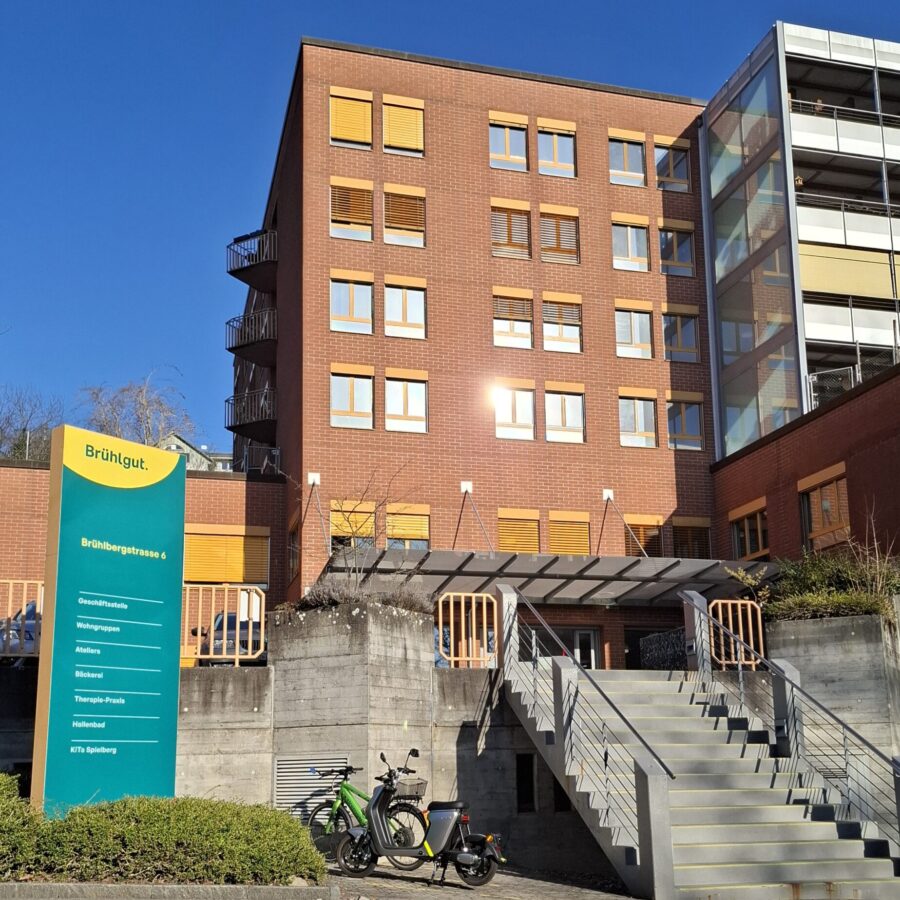 Hauptstandort Brühlgut Stiftung Winterthur, Aussenansicht.